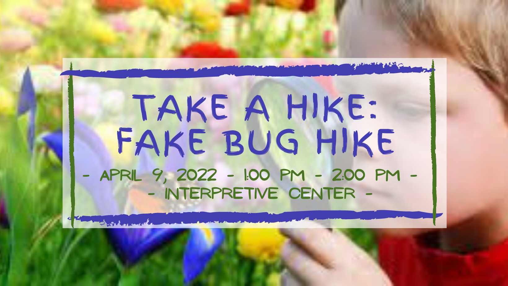 Take a Hike: Fake Bug Hike