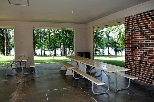 Roland Cooper State Park Pavilion Interior