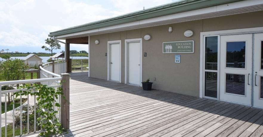 Education Building Front Porch