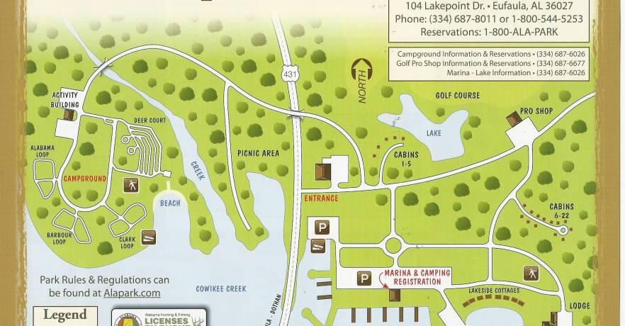 Lakepoint Map of Park