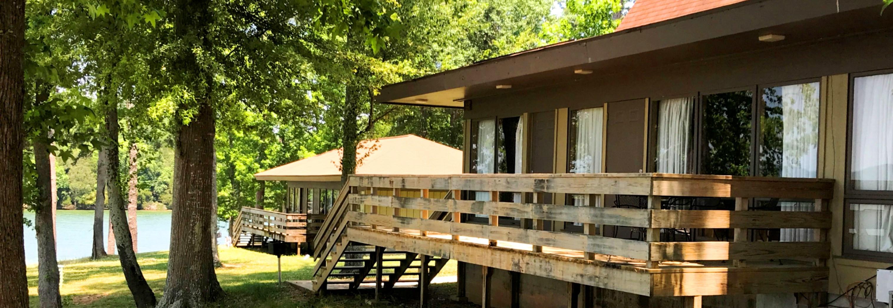 View of Cabins on the Lake