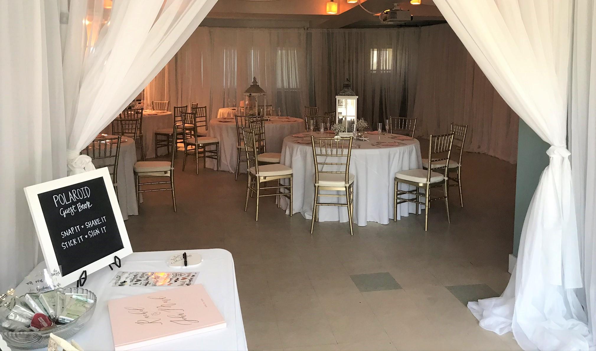 Wedding Reception at GSP Education Building Decorations