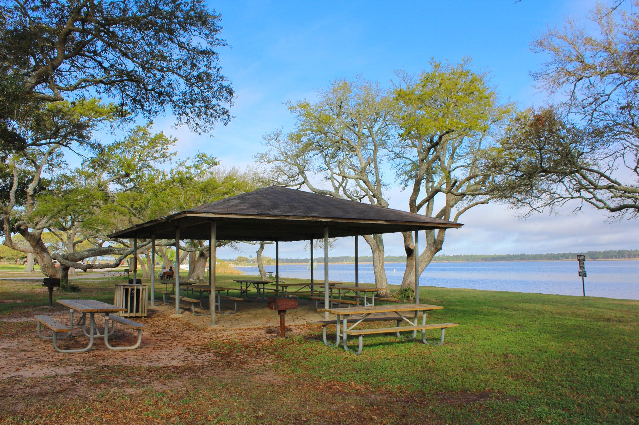 pavilion near a lake