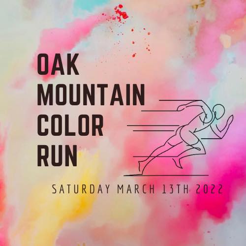 Oak Mountain Color Run 2021 Alapark