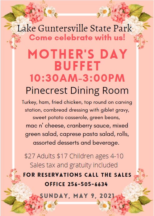 Lake Guntersville State Park Mother's Day Buffet