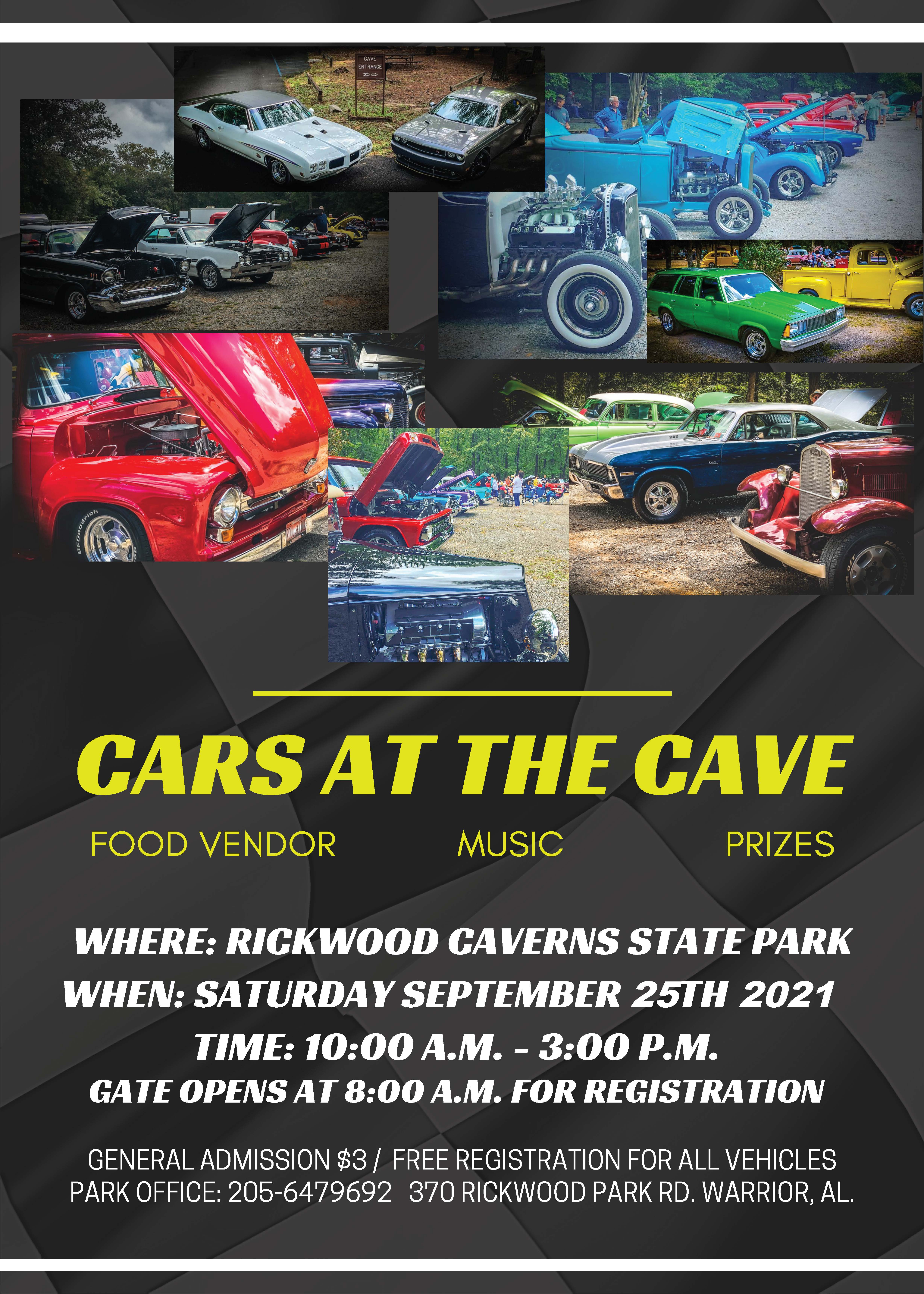 Cars at the Cave 
