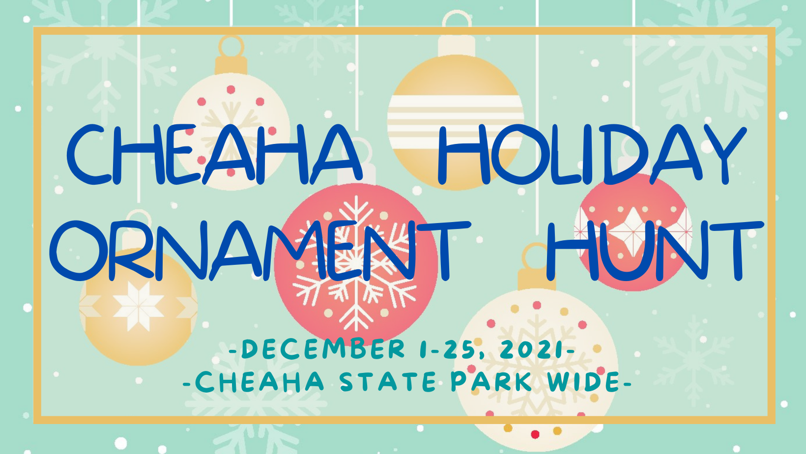 Cheaha Holiday Ornament Hunt