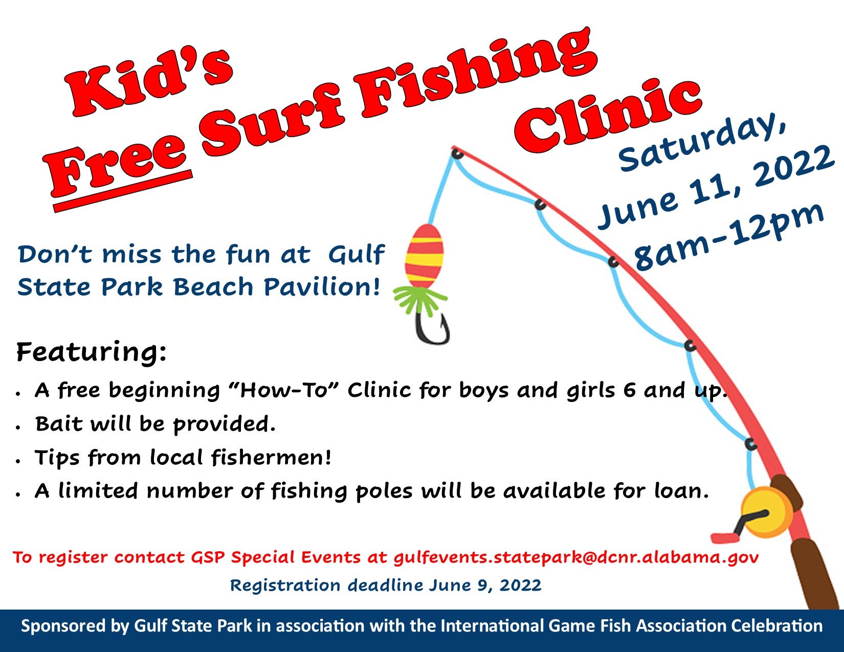 Kid's Free Surf Fishing Clinic 2022