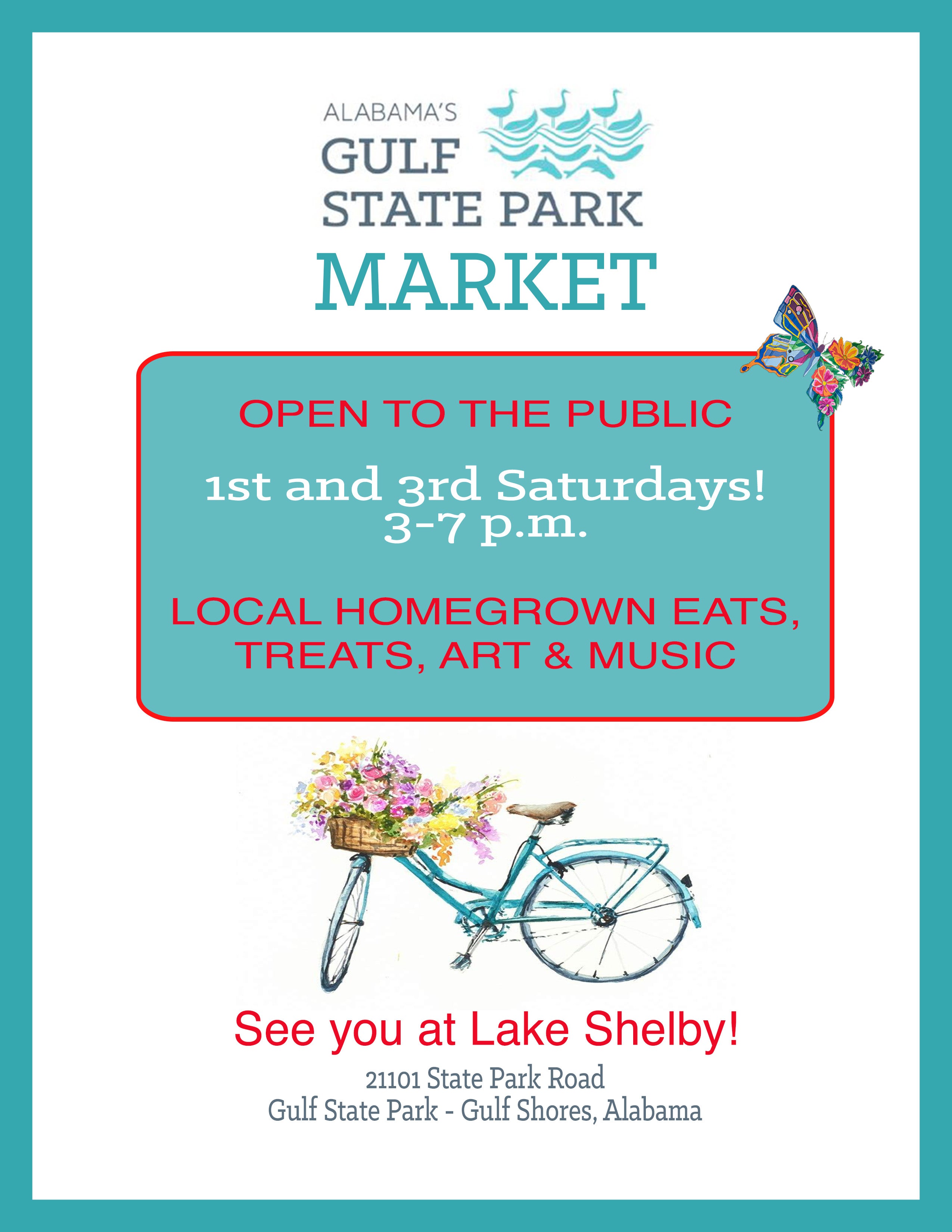 Gulf State Park Community Market Flyer