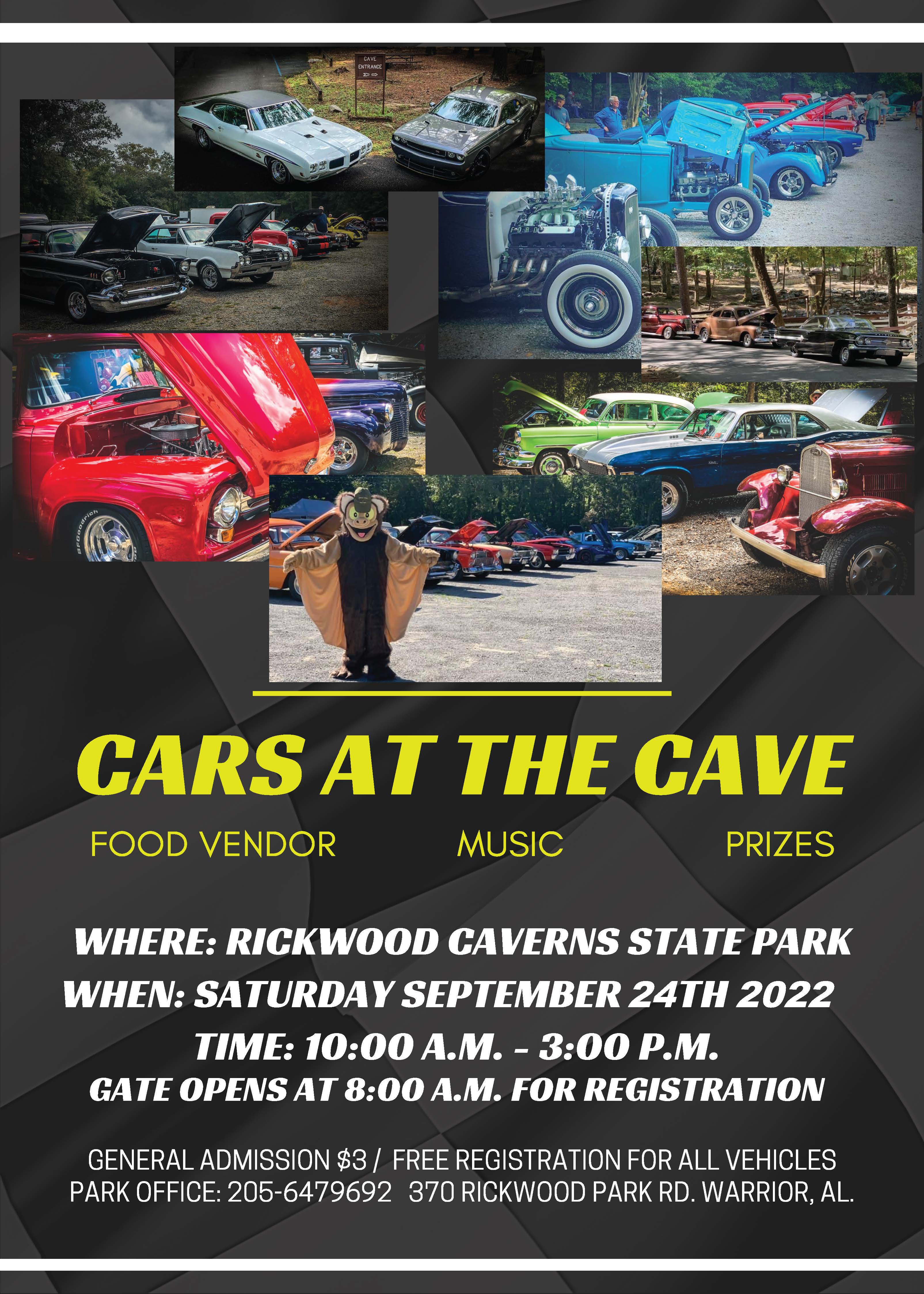 Cars at the Cave 