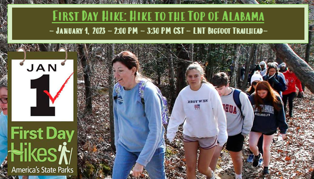 First Day Hike: Hike to the Top of Alabama