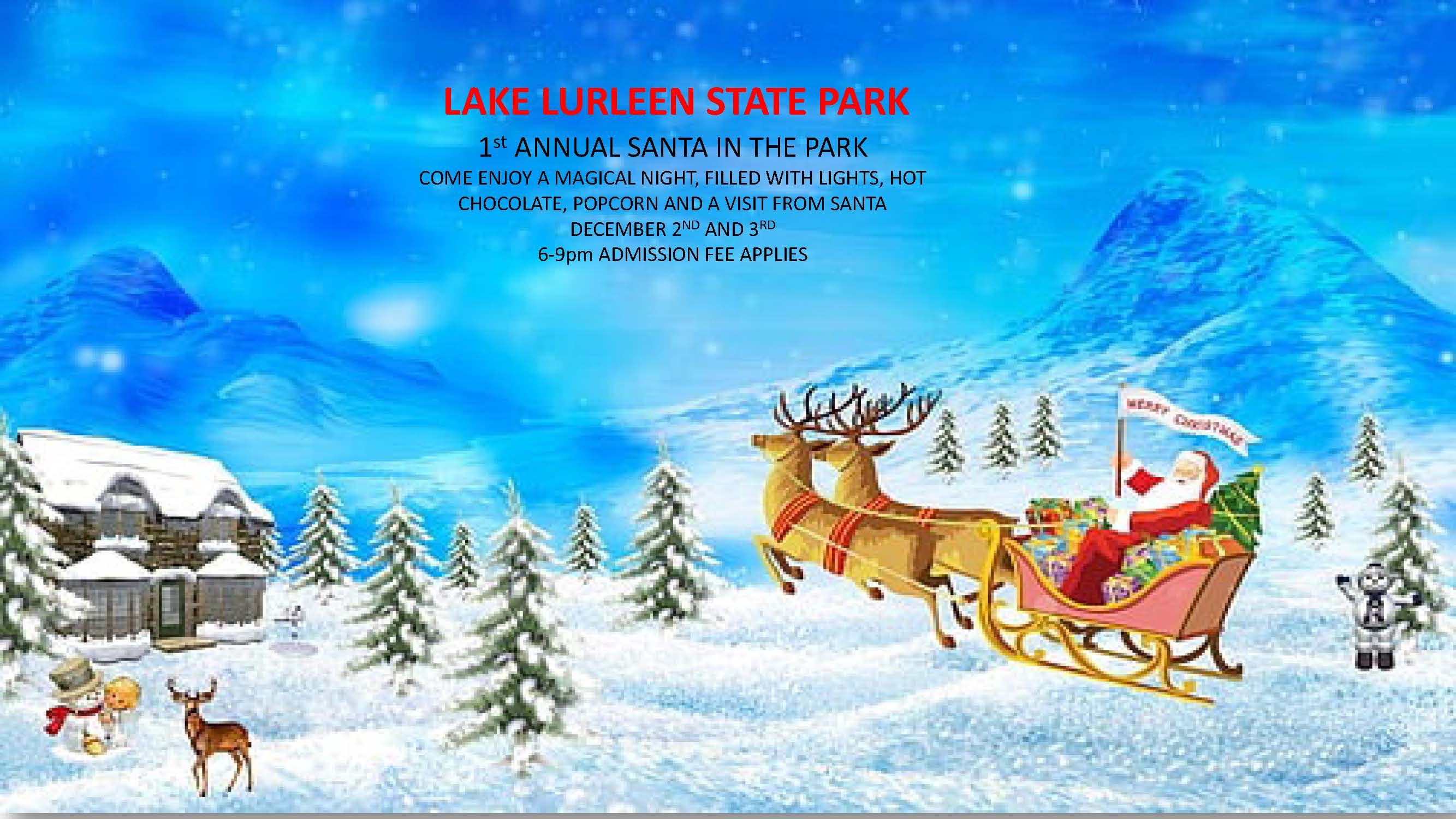Lake Lurleen State Park Santa in the Park