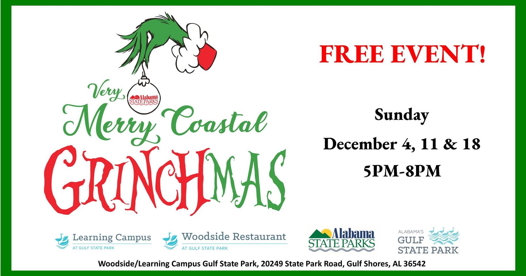 Gulf State Park Coastal Grinchmas