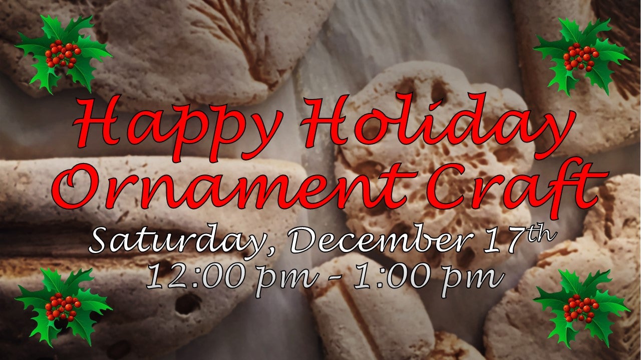 Wind Creek State Park Holiday Ornament Craft 