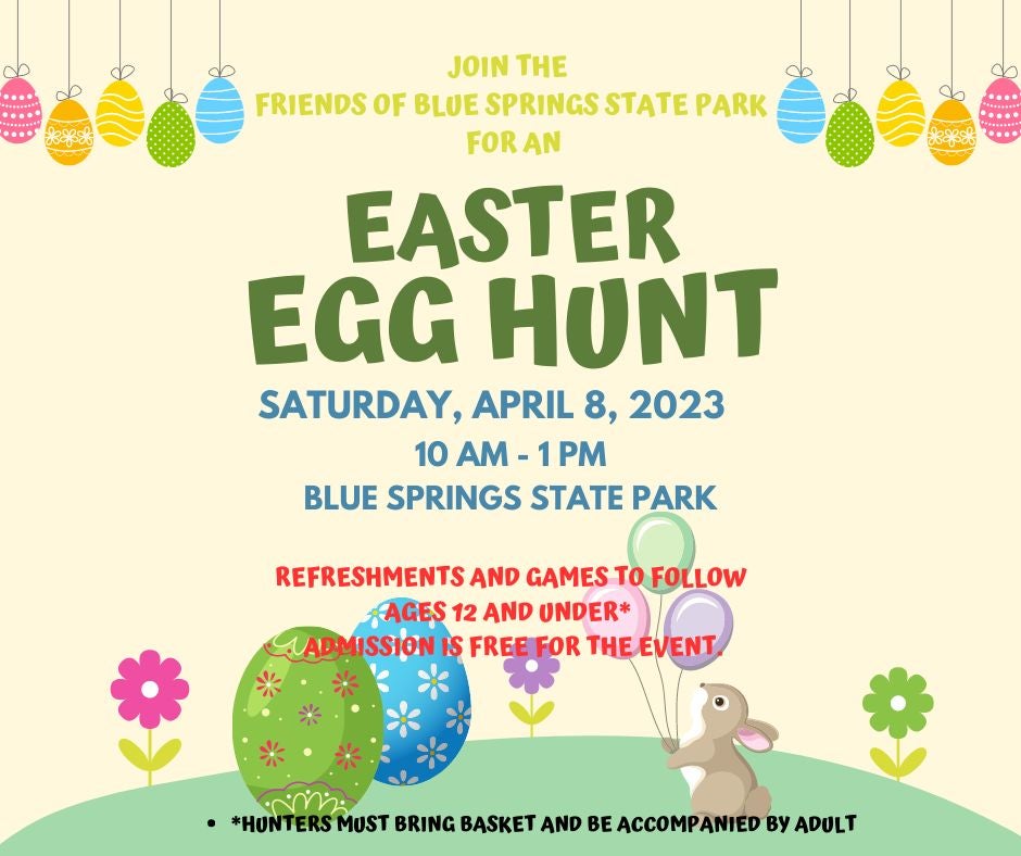 Blue Springs State Park Easter Egg Hunt