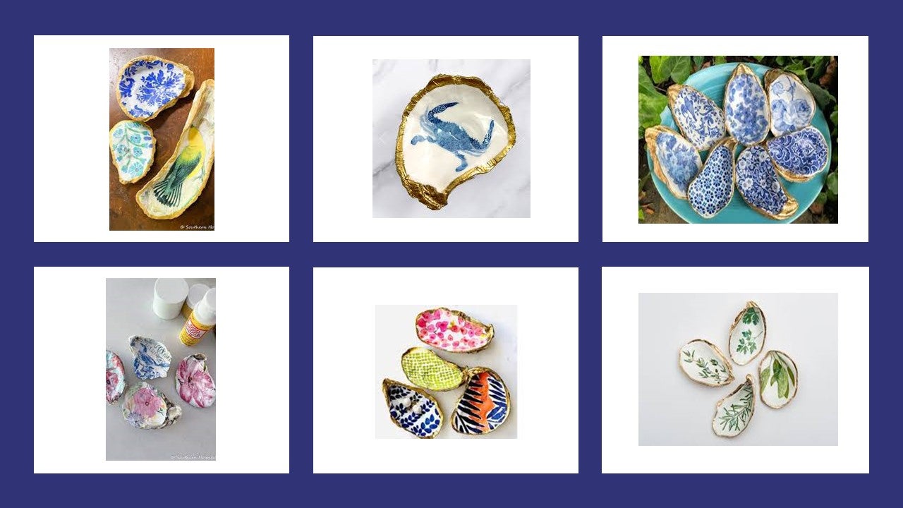 Oyster Shell Decoupage 1