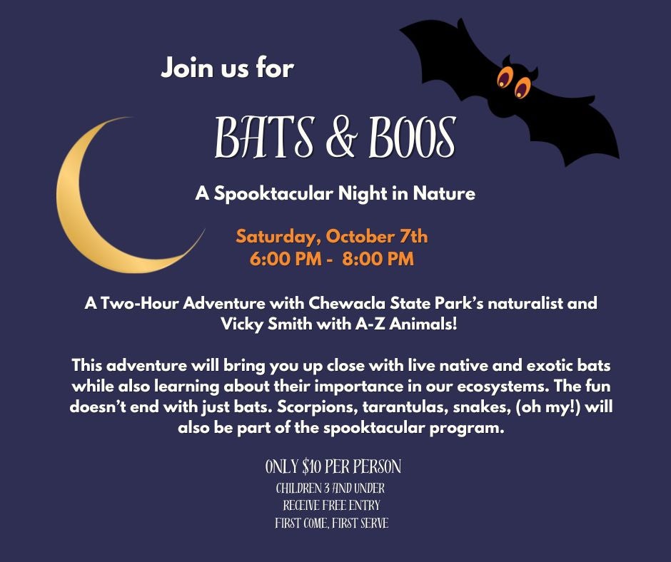 Chewacla State Park Bats and Boos