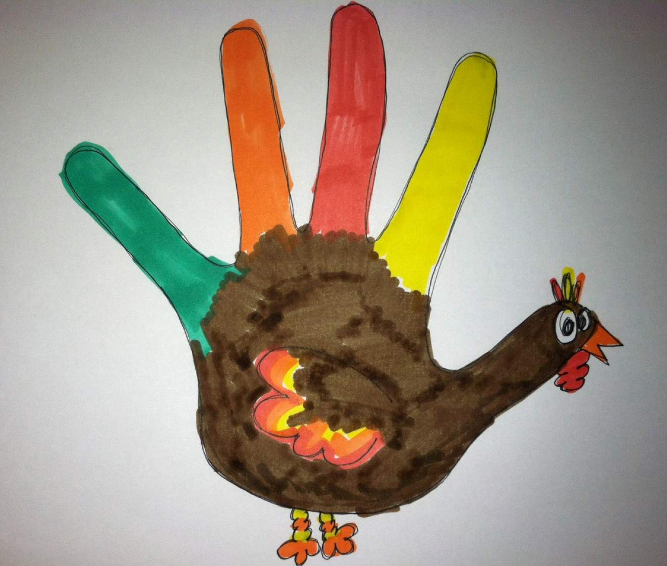 handprint turkey