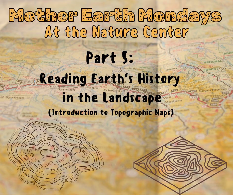 Topographic Map program with maps in background