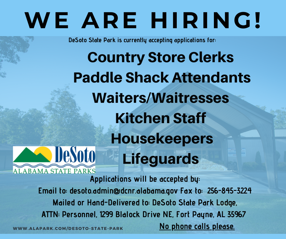 Jobs In Desoto State Park Alapark