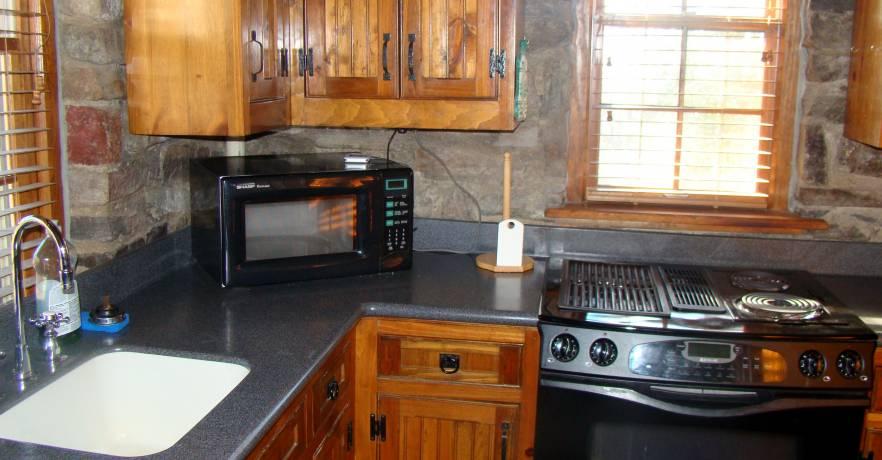 Cheaha Four Person Cabin Kitchen 2