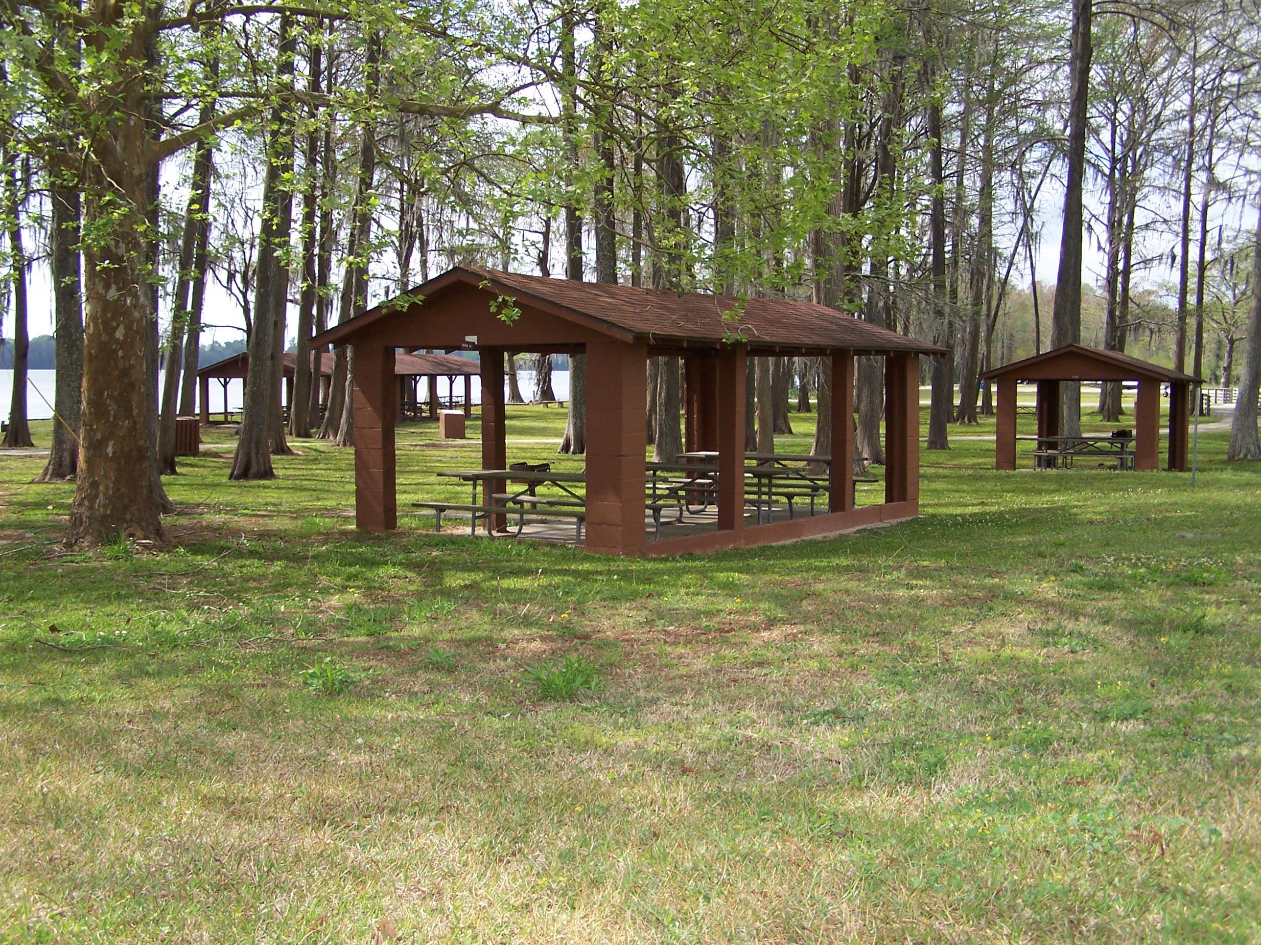 Lake Jackson RV Park Pavilions