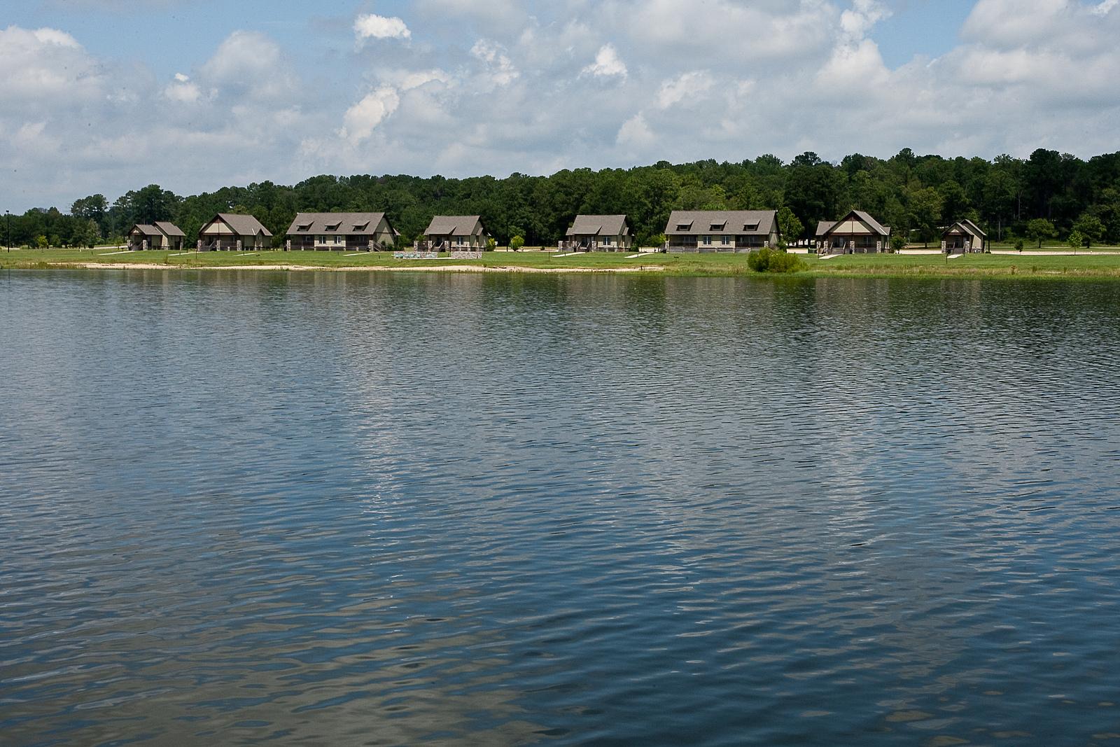 Lakepoint State Park Cottages Across Water