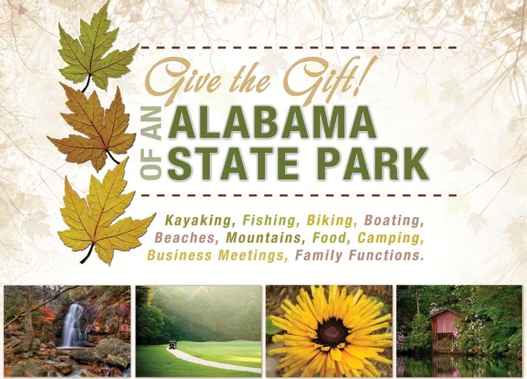 Alabama State Parks gift cards