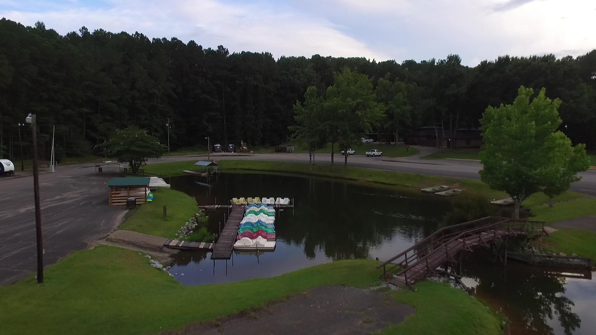 ariel view of boat rental
