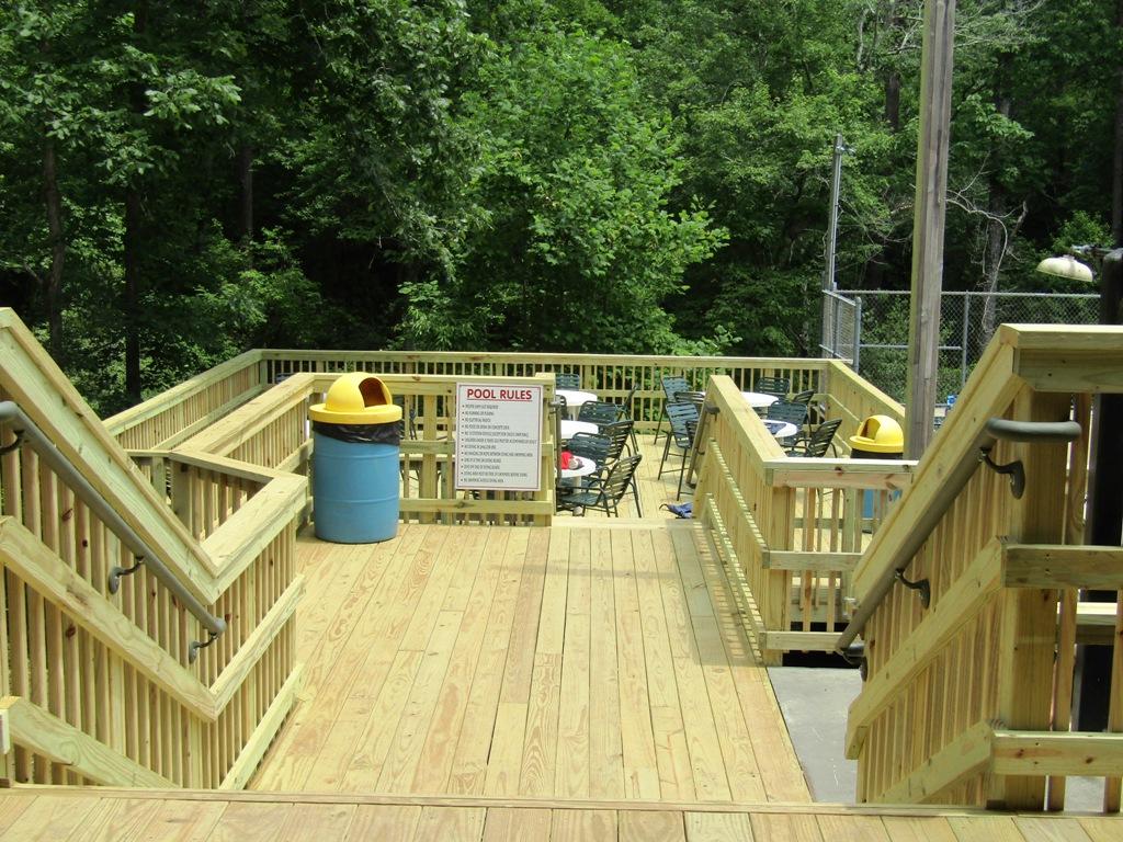 DeSoto State Park Pool Area Deck