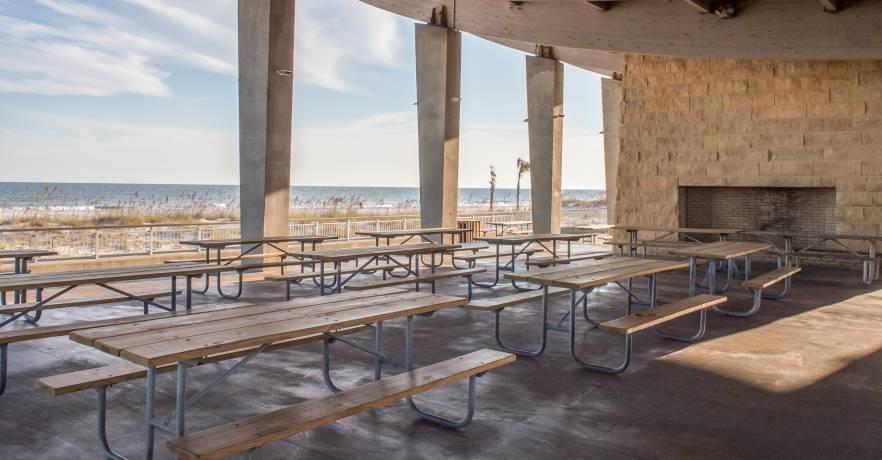 Beach Pavilion Inside