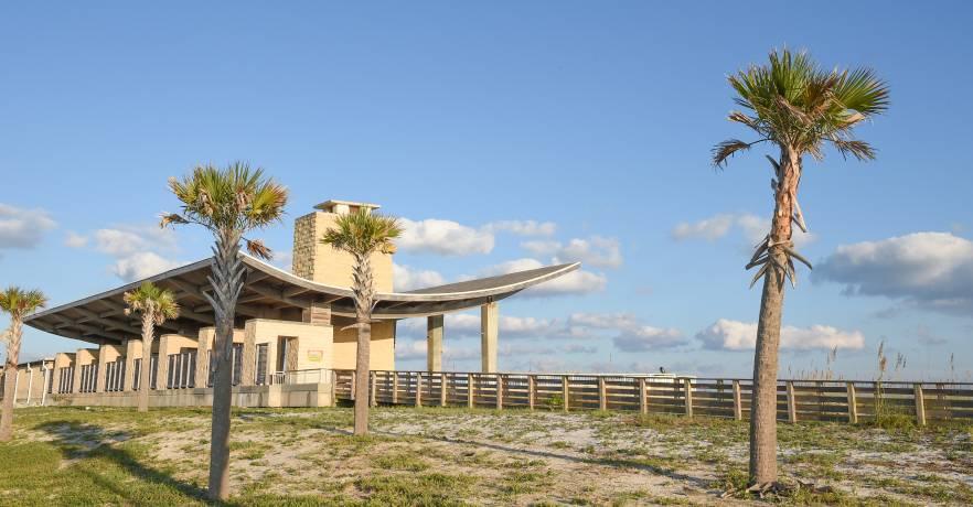 Beach Pavilion View