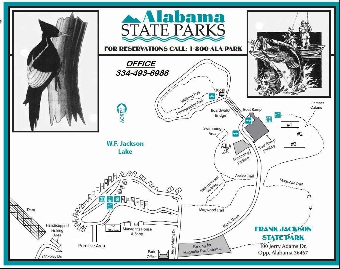 Frank Jackson State Park Map