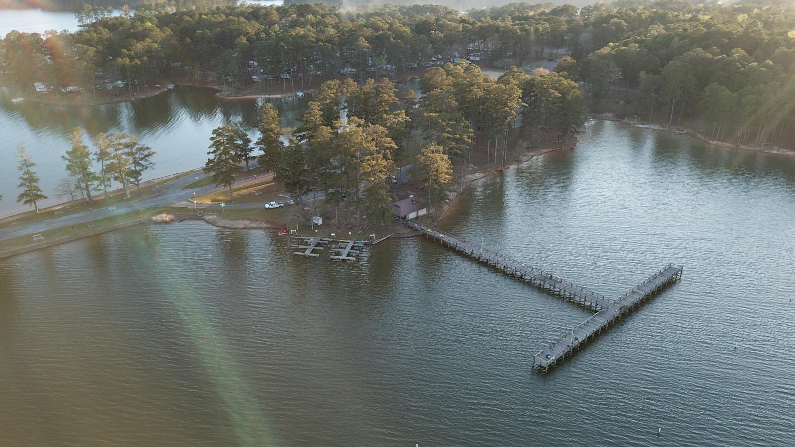 Wind Creek State Park Fishing Pier Aerial