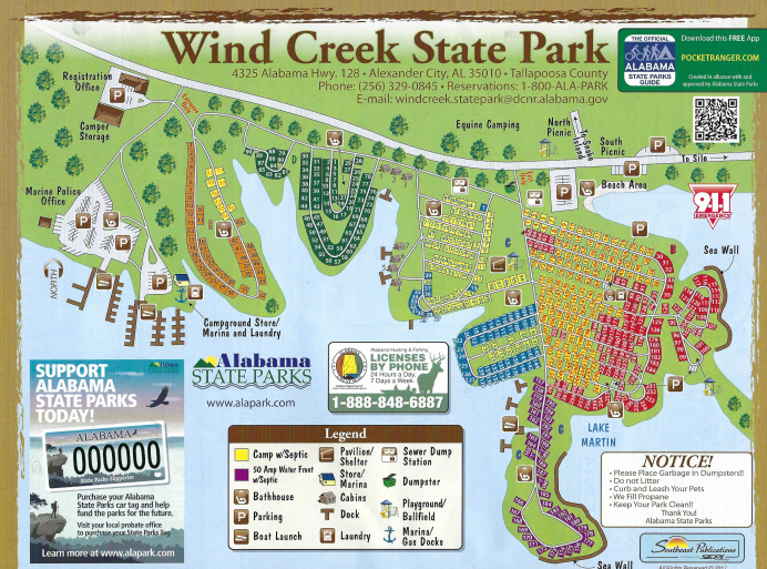Campground Map Windcreek