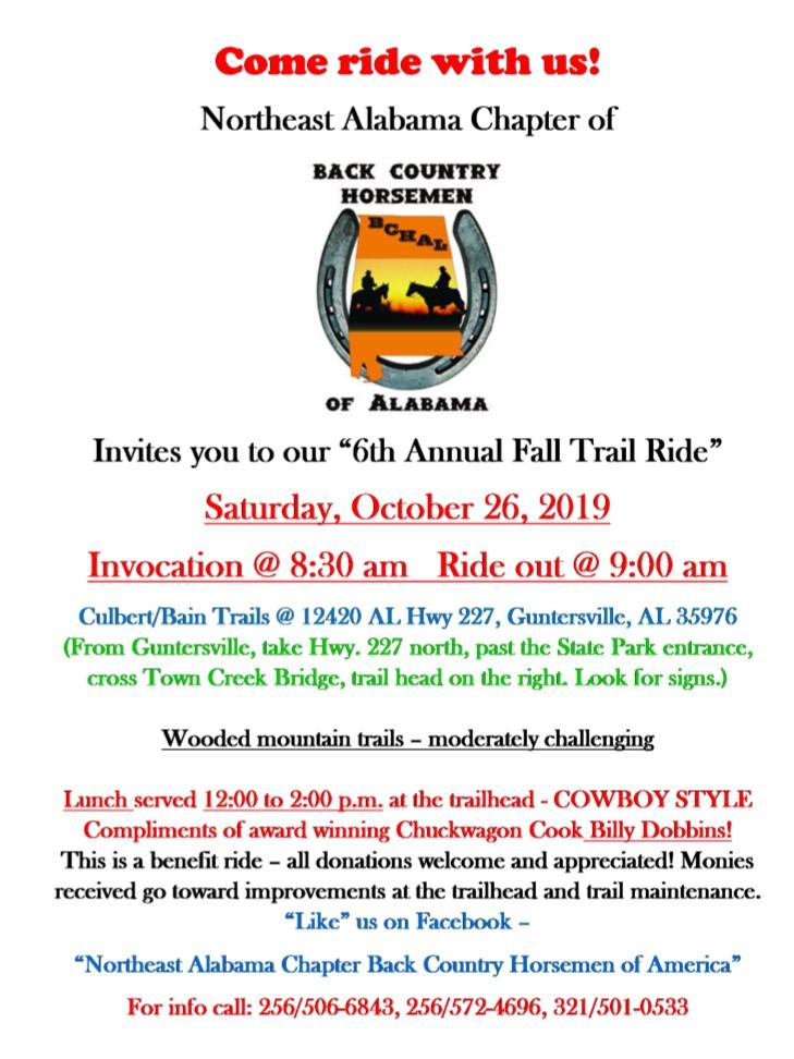 6th Annual Fall Ride