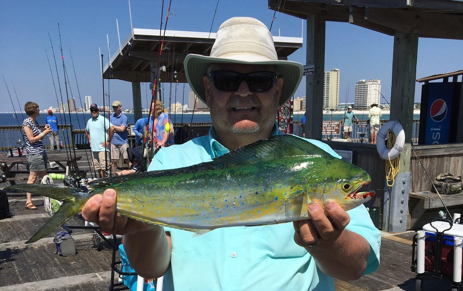 Mahi Mahi Caught from the Pier