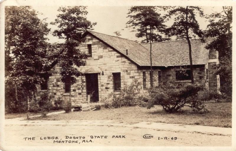 DeSoto State Park Lodge-built late 1936 front view