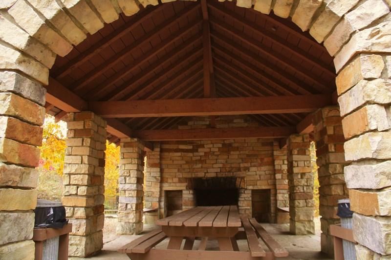 DSP Primitive campground CCC Pavilion