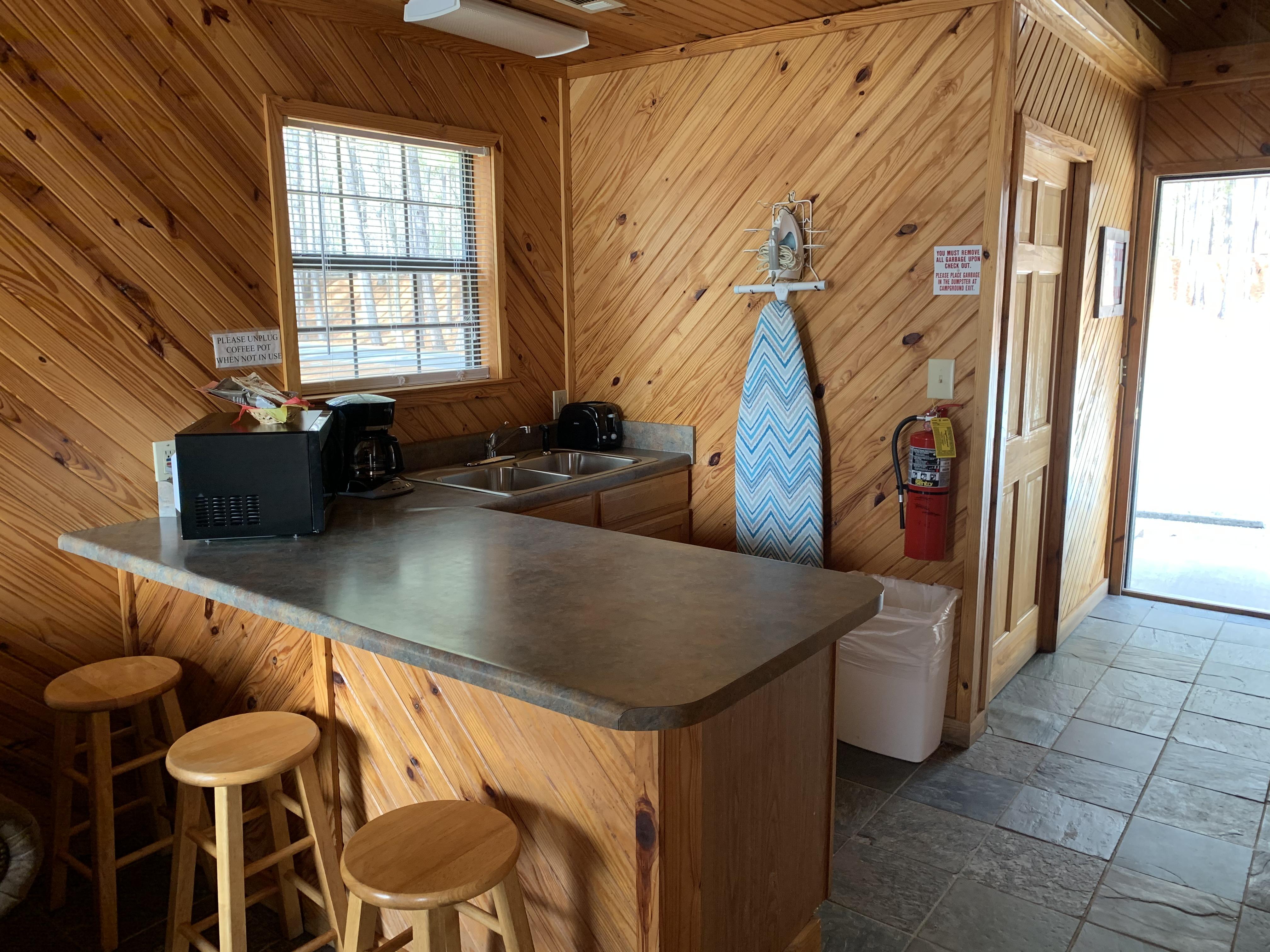 Cabin #1 Kitchen