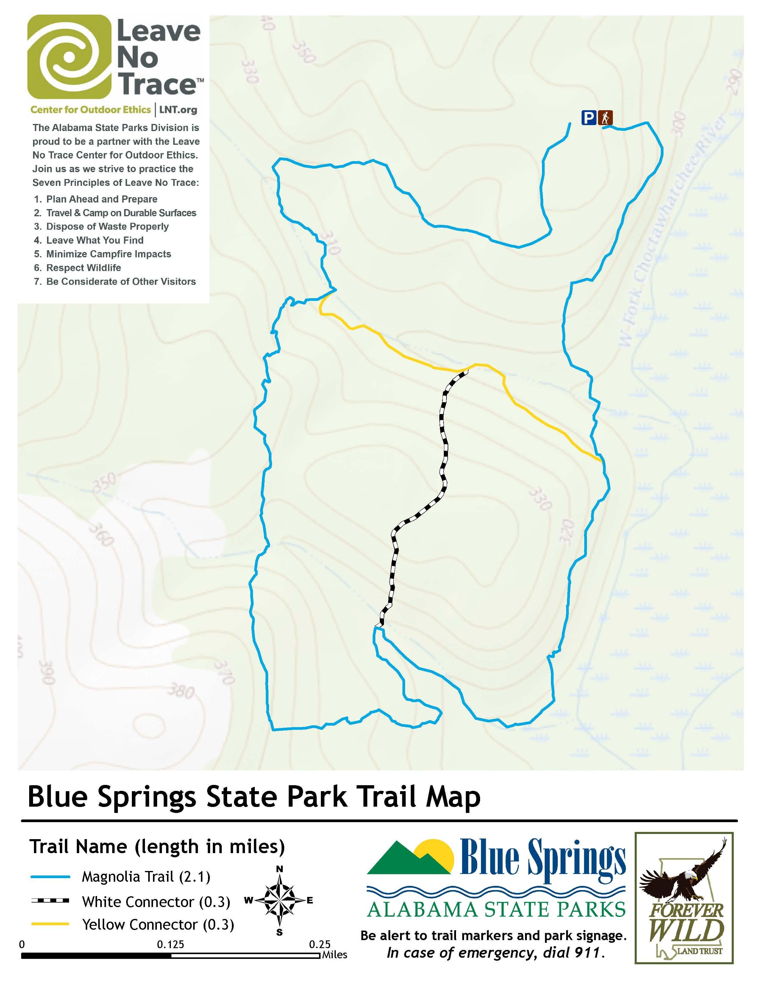 Blue Springs State Park Trail Map