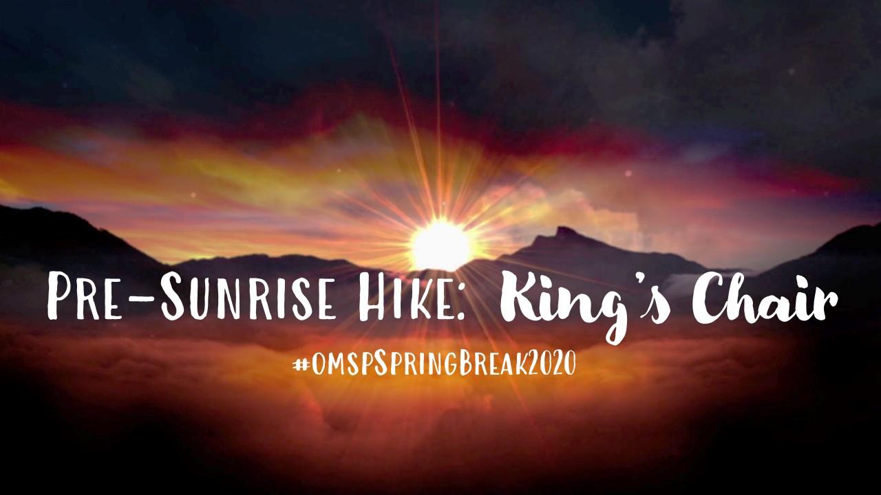 sunrise rise hike