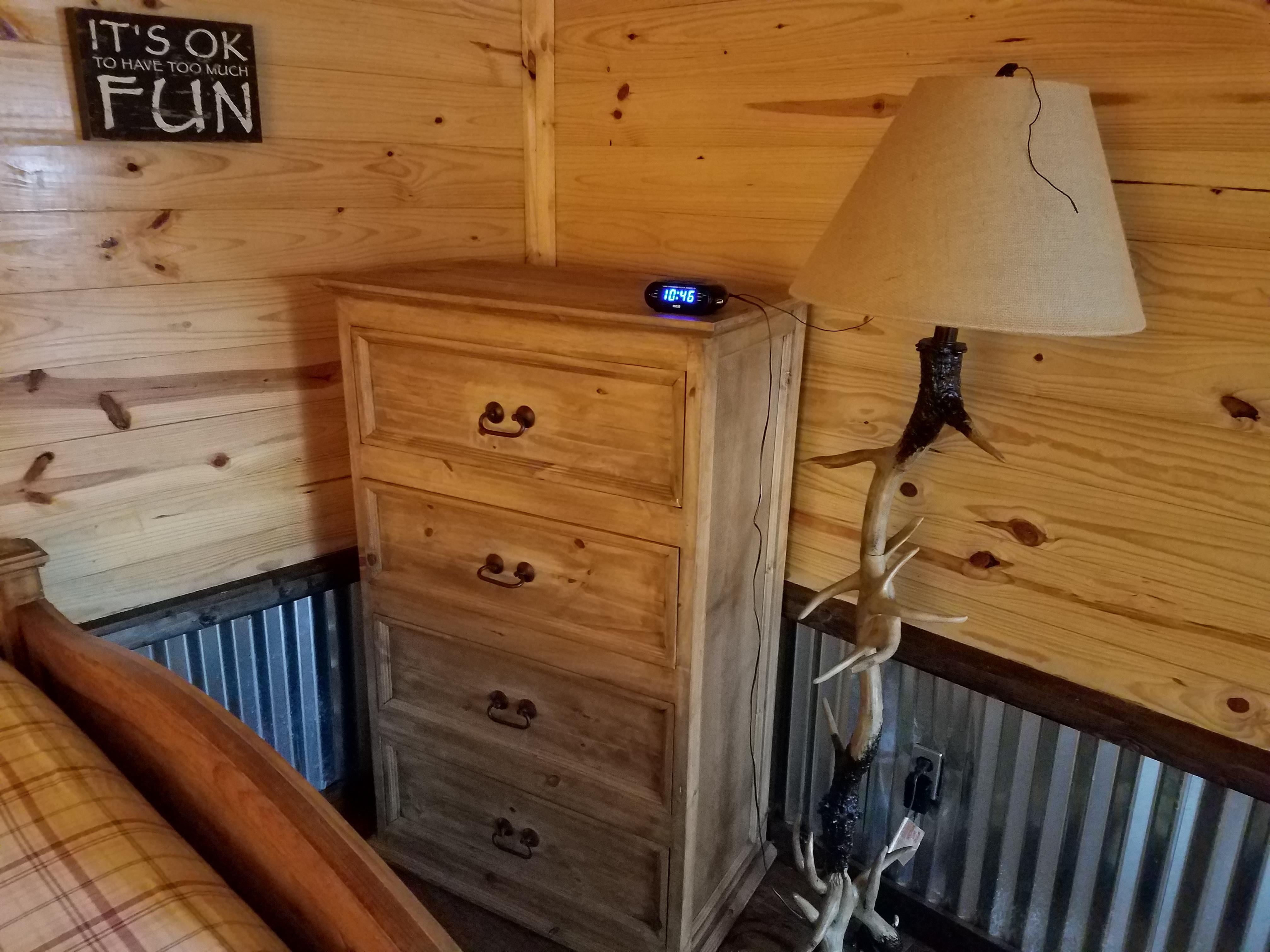Catfish Redfish bedroom chest of drawers