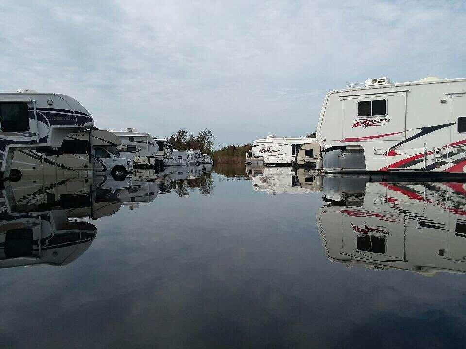 Gulf State Park Hurricane Sally Camper Storage Flooding
