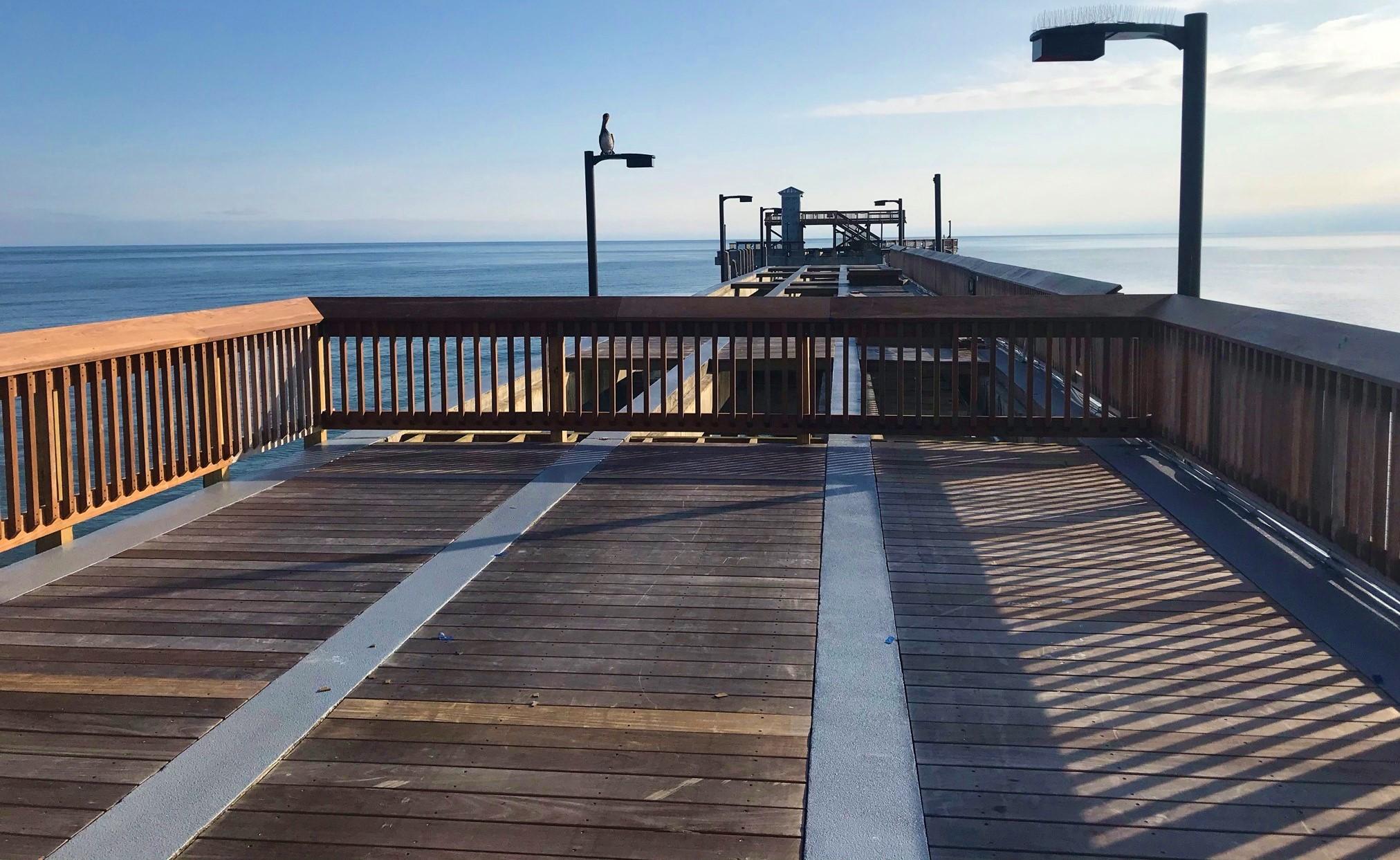 Current End Railing of Gulf State Park Pier