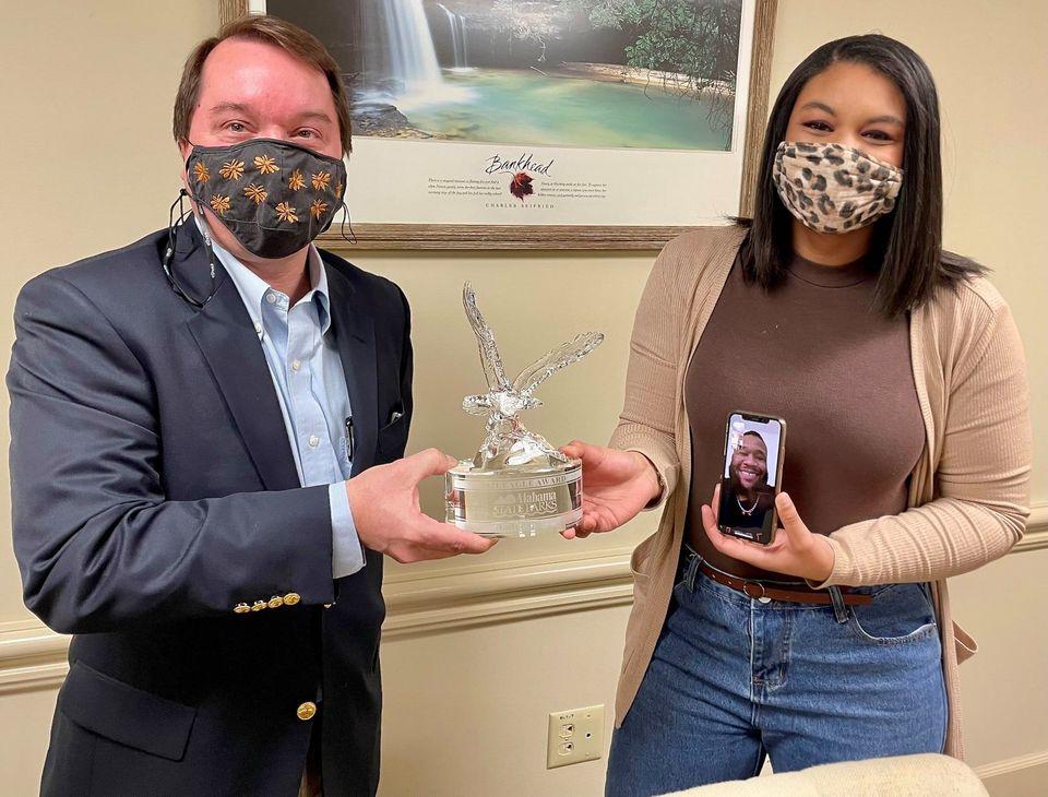 Alabama State Parks Eagle Award Winner Hailey Sutton