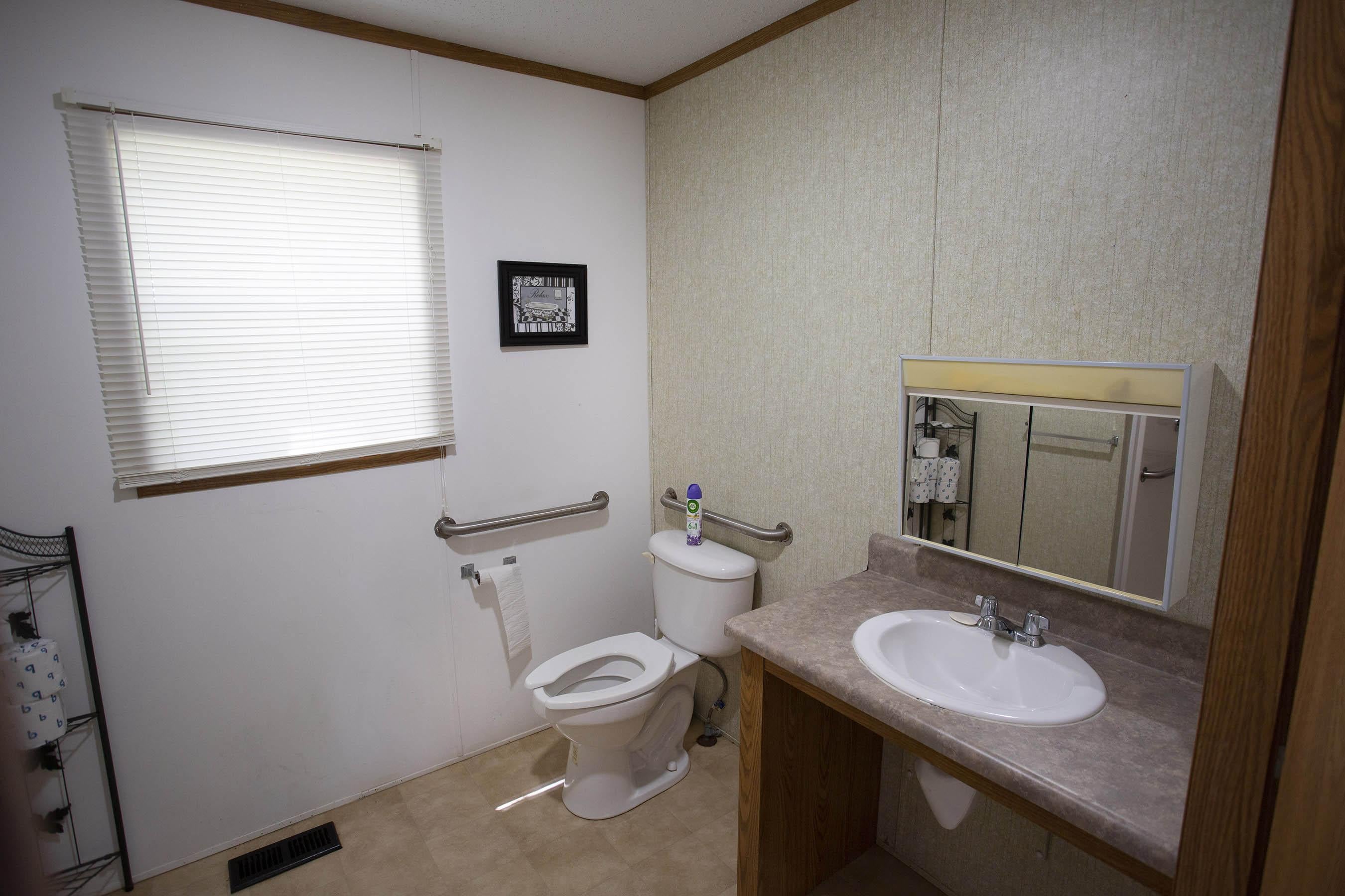 Frank Jackson State Park Camper Cabin Bathroom