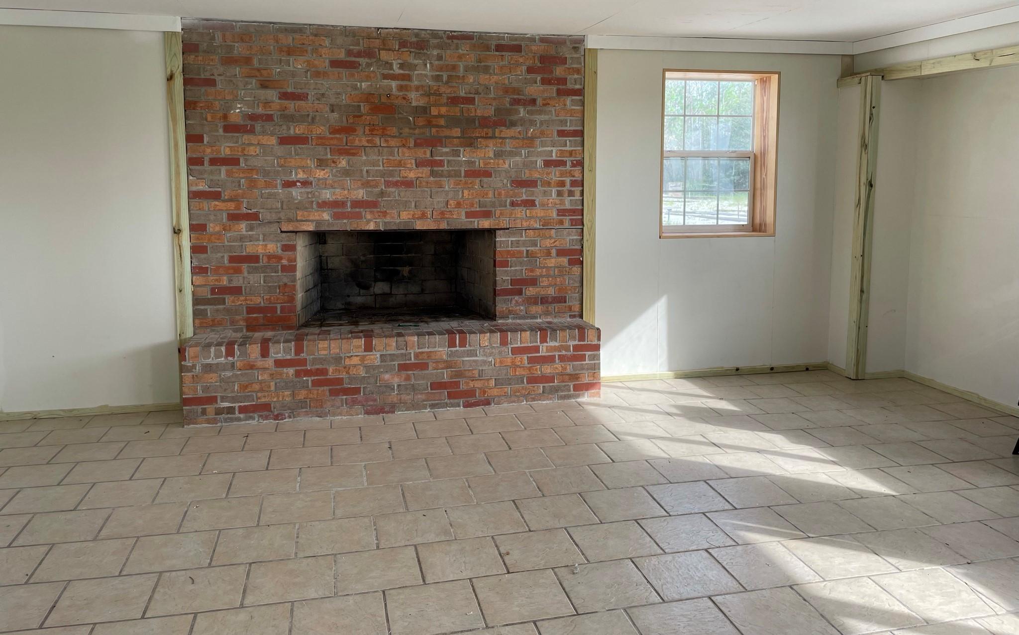 Gulf State Park Activities Building Interior View of Fireplace