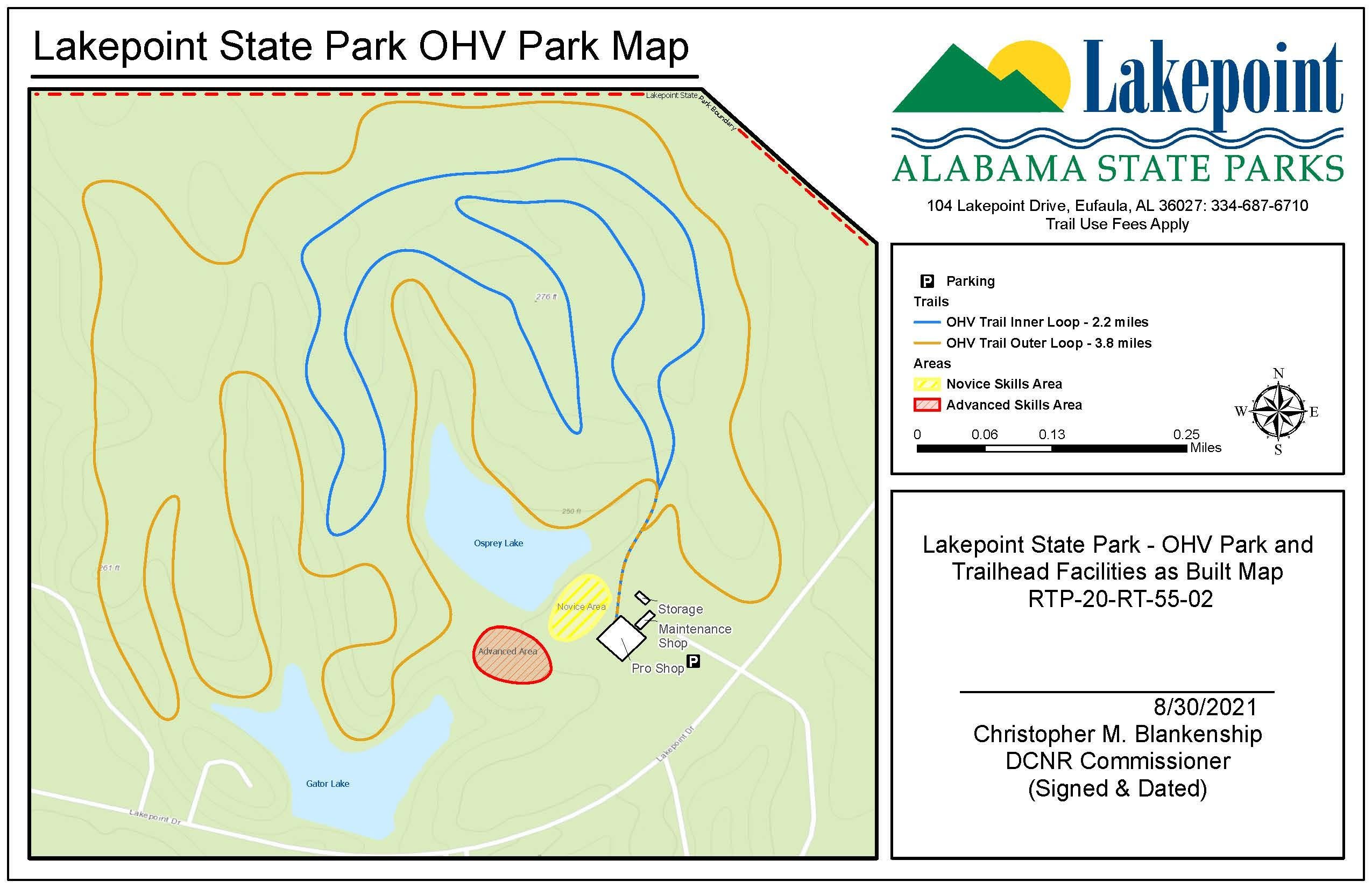 Lakepoint State Park ORV Course Map