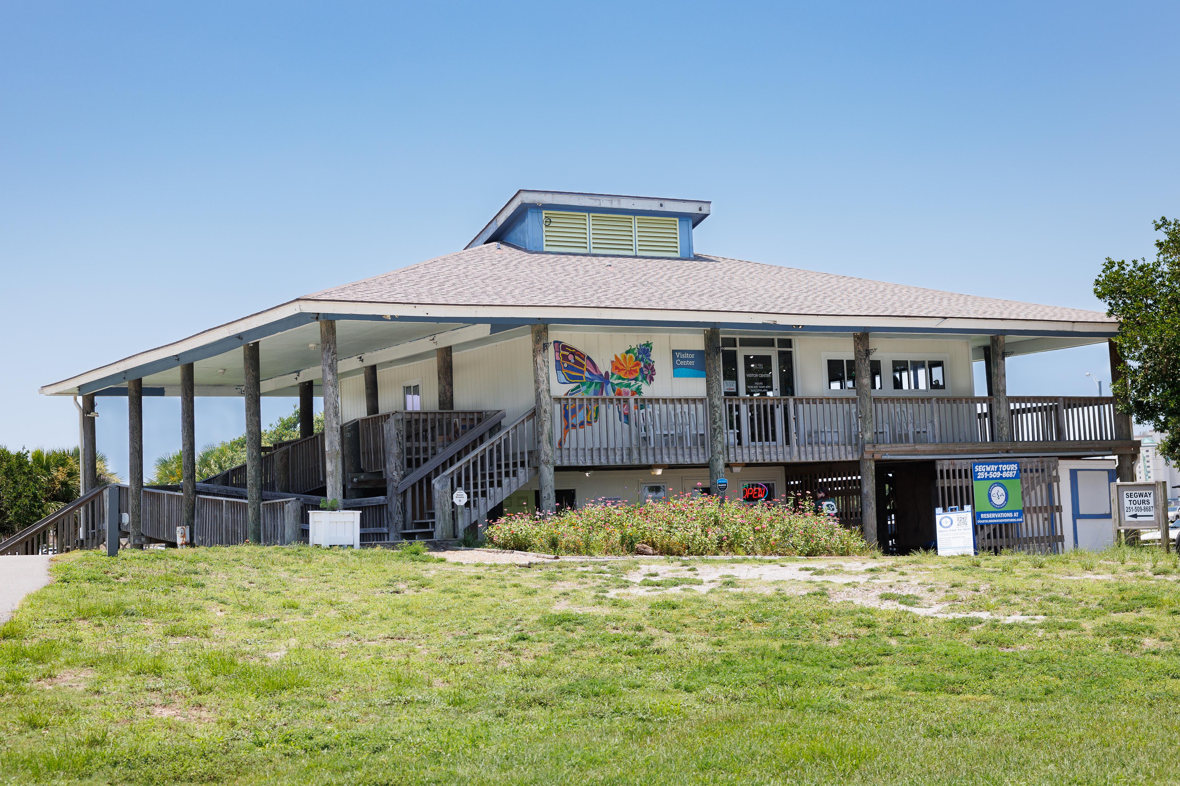 Visitors Center Front Wide View